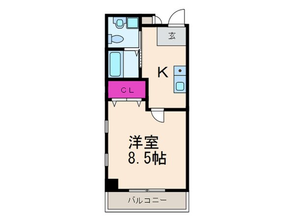 カルペディエム１６の物件間取画像